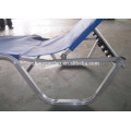 Chaise longue de plage pliante en aluminium de loisirs